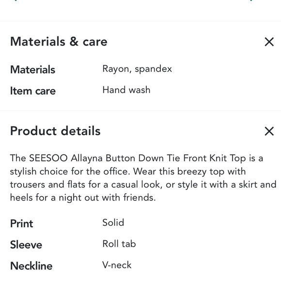 SEESOO Allayna Button Down Tie Front Knit Top - Picture 8 of 8